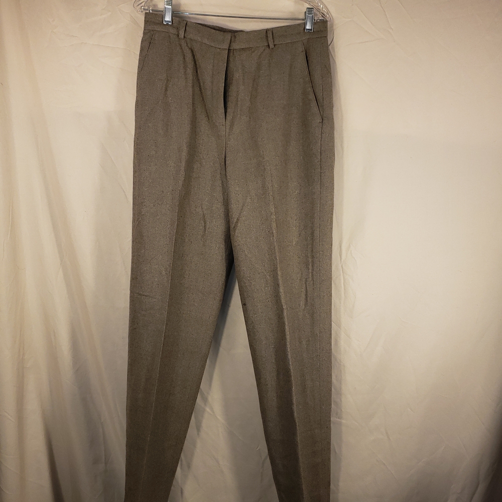 Alex Garfield Elegant Women's Tan Trousers - 8